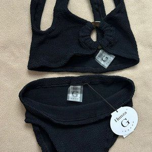 COPY - Hunza G Nadine Bikini Black - Julia seersucker two piece bikini HAS BEEN…